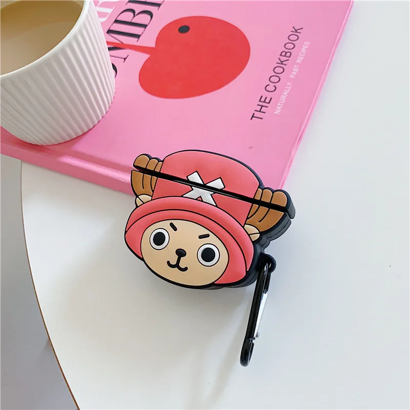 One Piece Luffy Chopper Airpods 1 2 Bluetooth Keychain Case