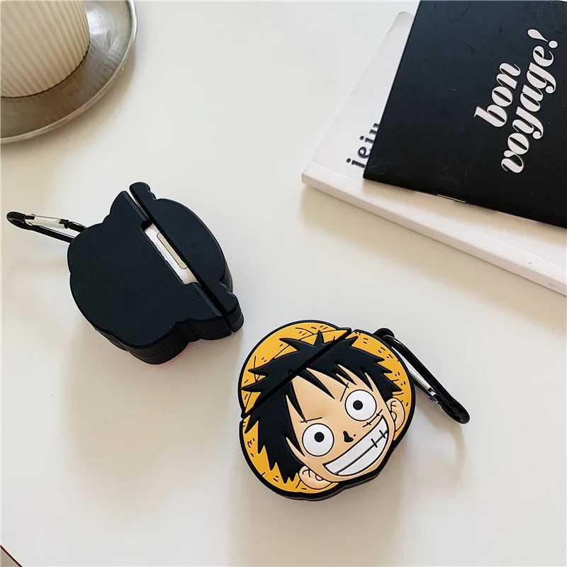 One Piece Luffy Chopper Airpods 1 2 Bluetooth Keychain Case