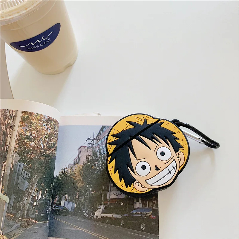 One Piece Luffy Chopper Airpods 1 2 Bluetooth Keychain Case