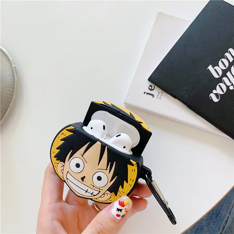 One Piece Luffy Chopper Airpods 1 2 Bluetooth Keychain Case