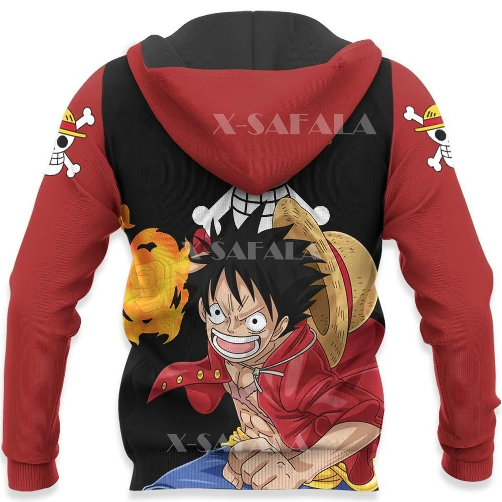 One Piece Jinbe Hoodie Outwear Sweatshirt