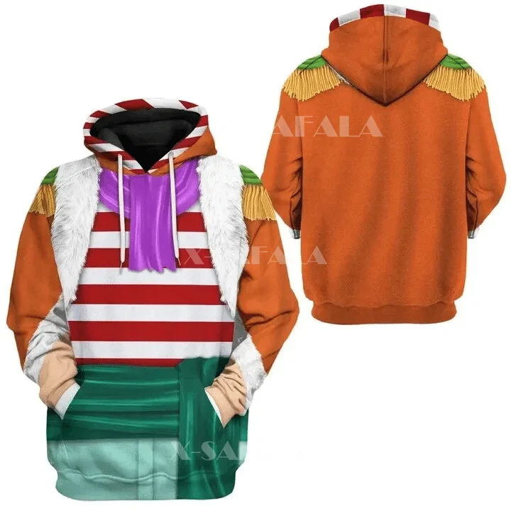 One Piece Jinbe Hoodie Outwear Sweatshirt