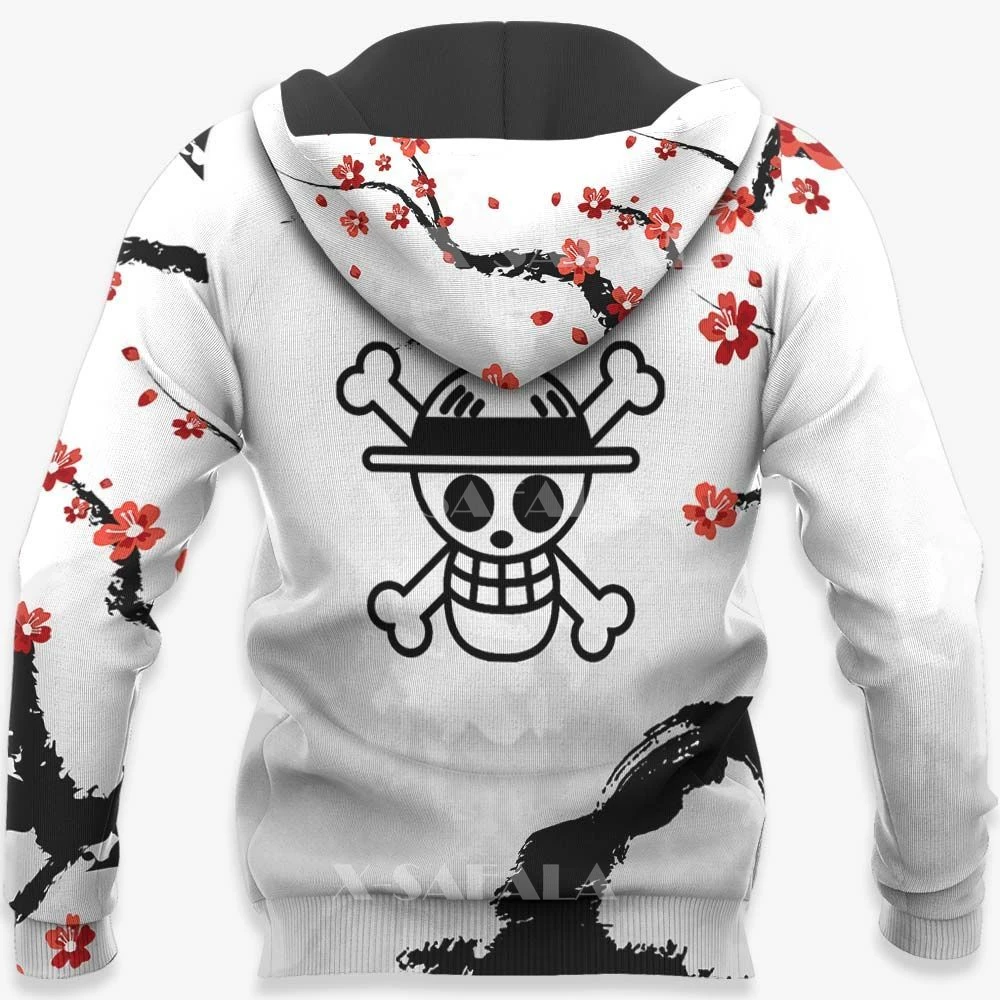 One Piece Jinbe Hoodie Outwear Sweatshirt