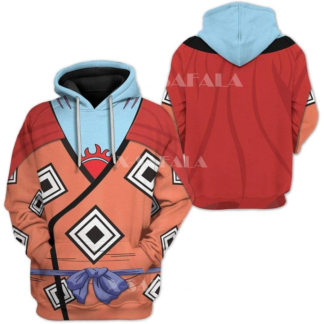 One Piece Jinbe Hoodie Outwear Sweatshirt