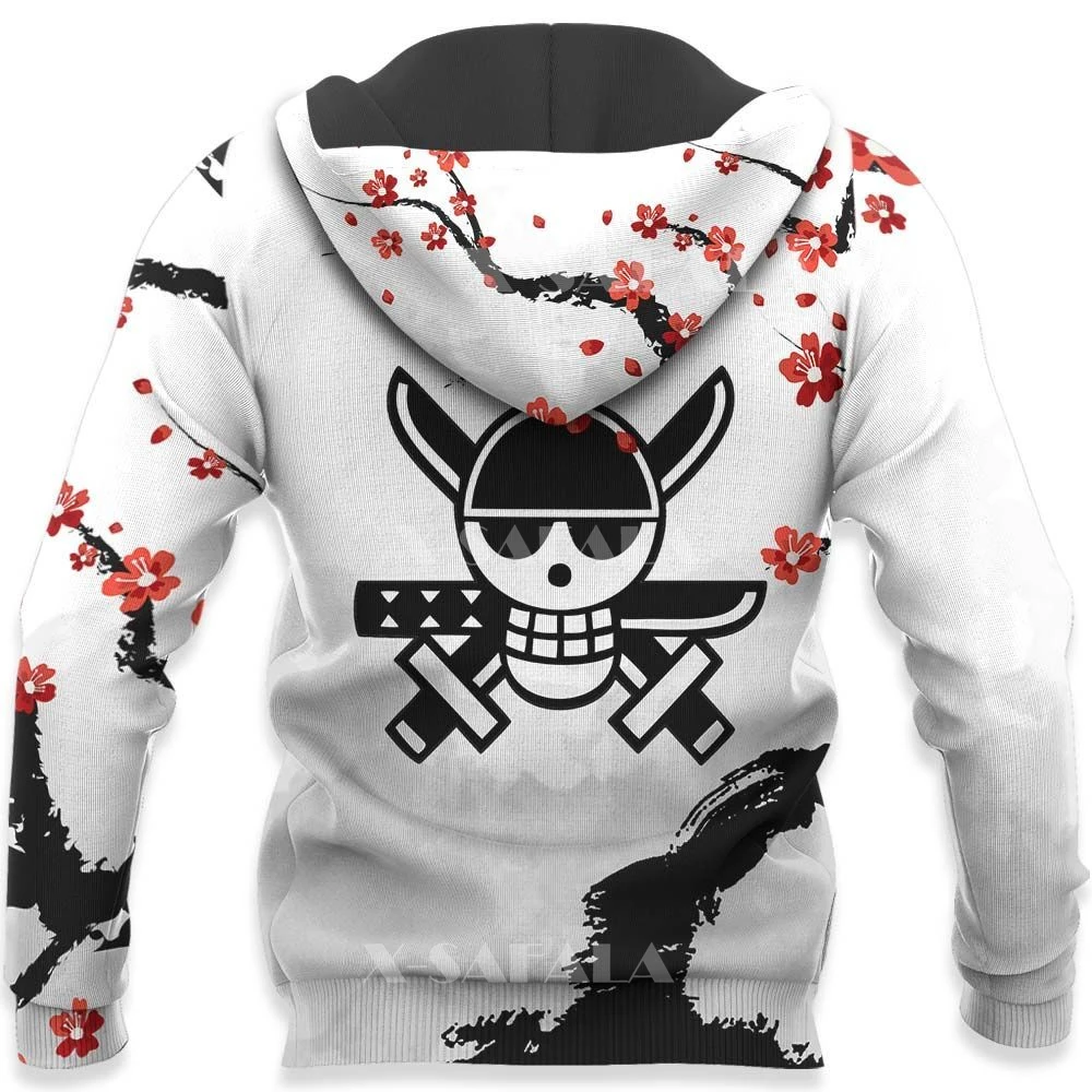 One Piece Jinbe Hoodie Outwear Sweatshirt