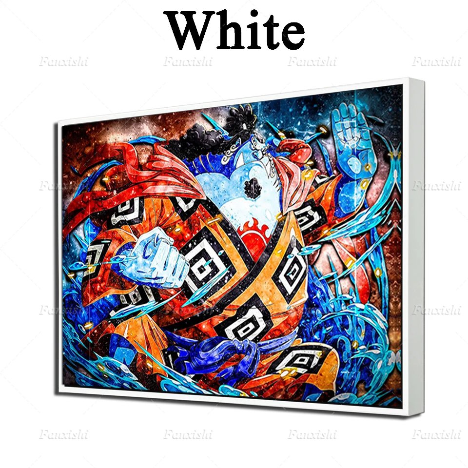 Abstract Jinbe Painting Watercolor Poster Wall Art Canvas