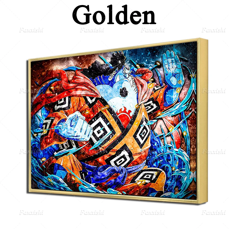 Abstract Jinbe Painting Watercolor Poster Wall Art Canvas