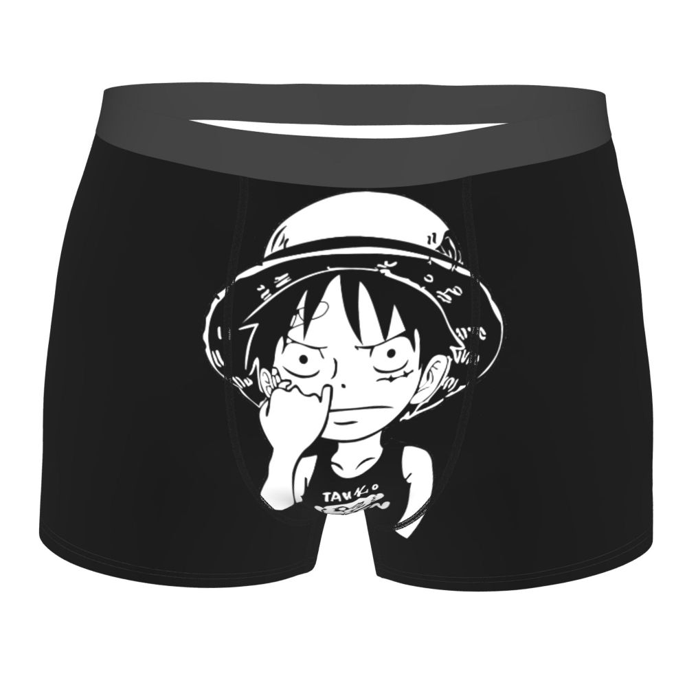 Men's Panties Luffy Picking Nose Men Boxer Underwear