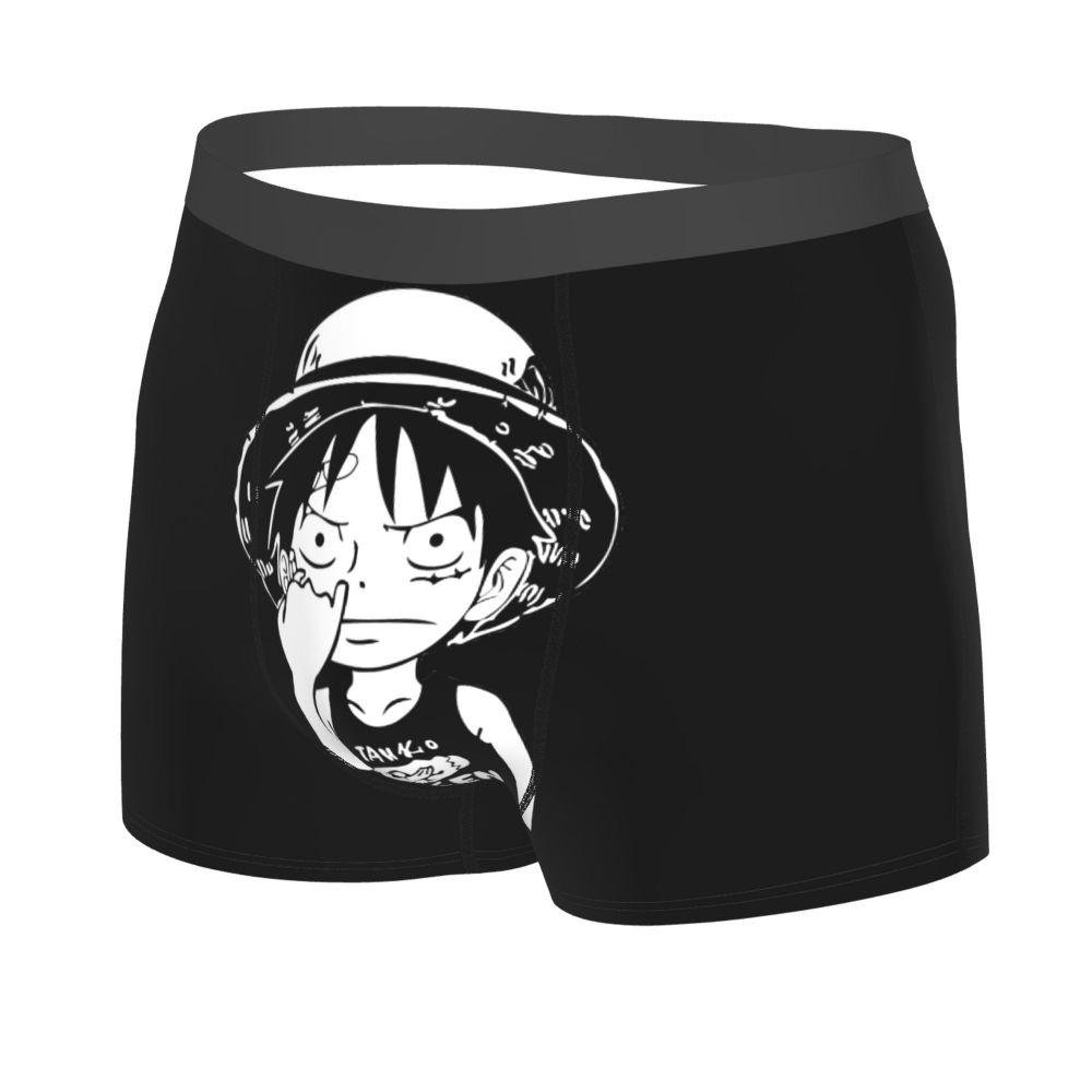 Men's Panties Luffy Picking Nose Men Boxer Underwear