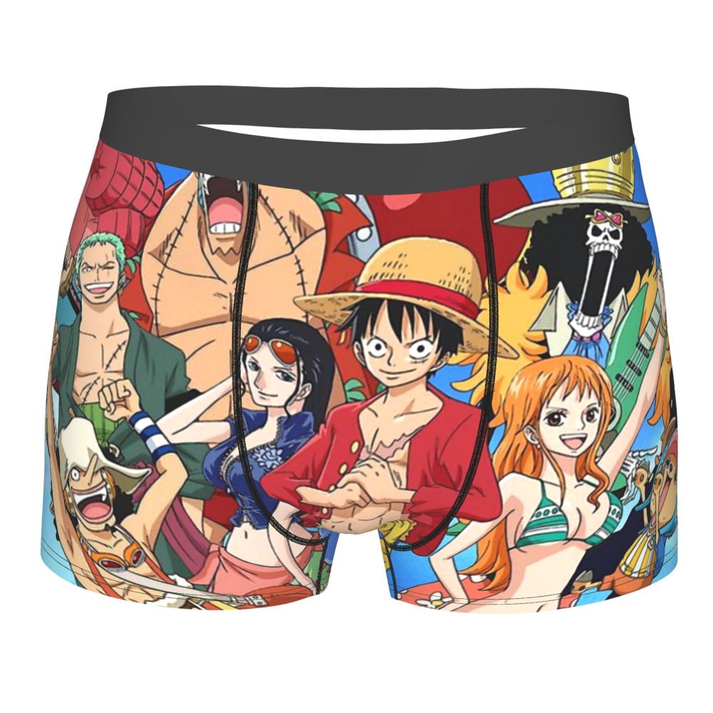 One Piece Monkey D. Luffy Man Underwear Cotton Panties