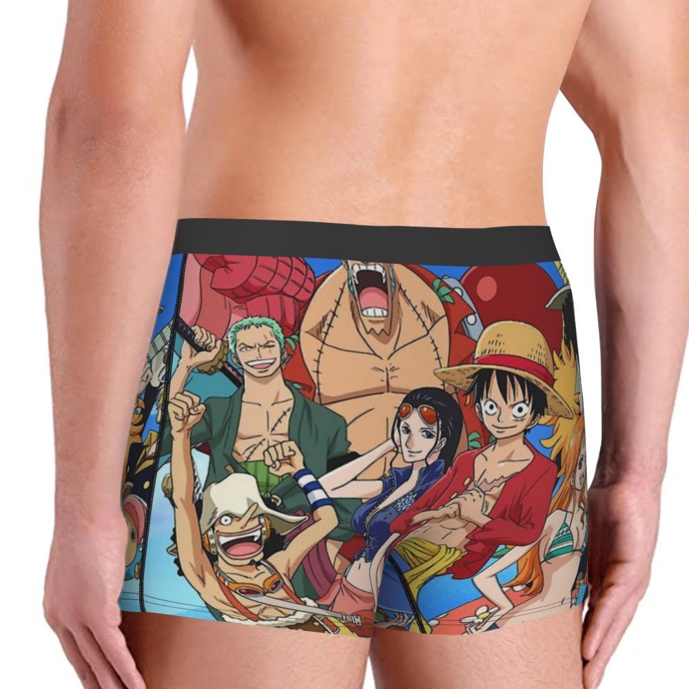 One Piece Monkey D. Luffy Man Underwear Cotton Panties