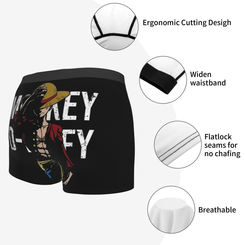 One Piece Monkey D. Luffy King Of The Pirates Men's Underwear