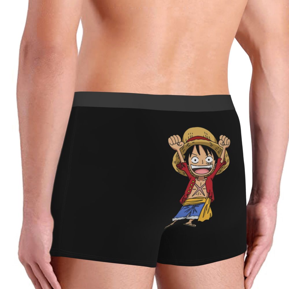 Men's Happy Luffy Boxer Underwear Large Size