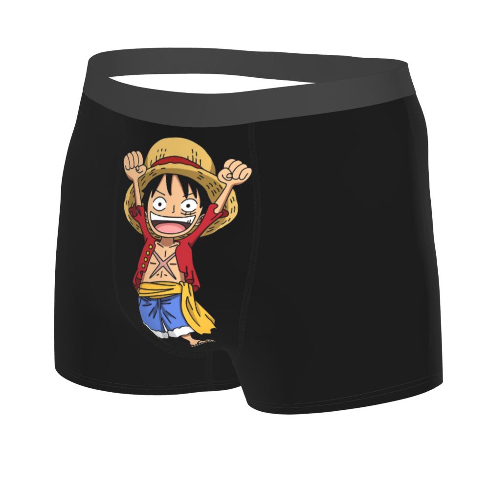 Men's Happy Luffy Boxer Underwear Large Size