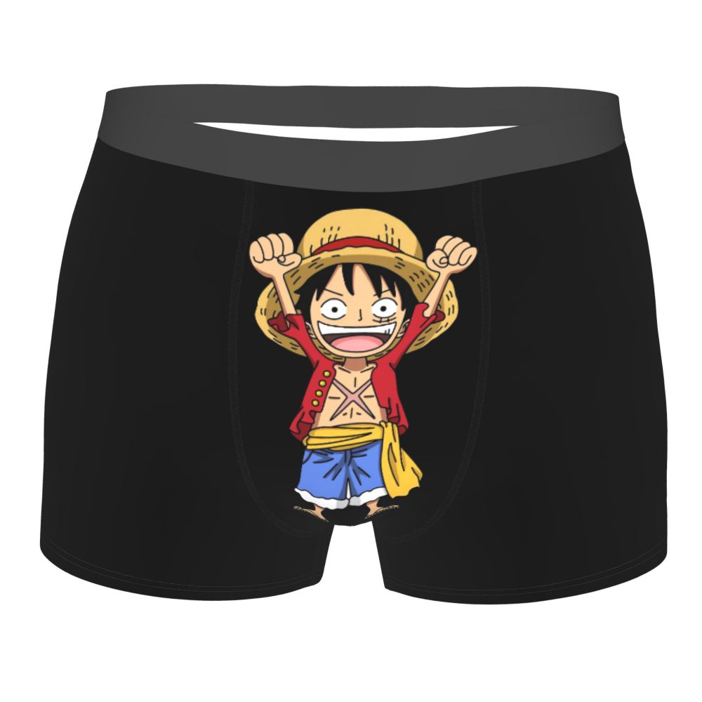 Men's Happy Luffy Boxer Underwear Large Size