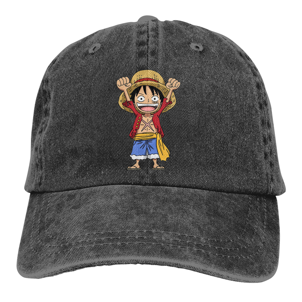 Happy Luffy Baseball Men Cap