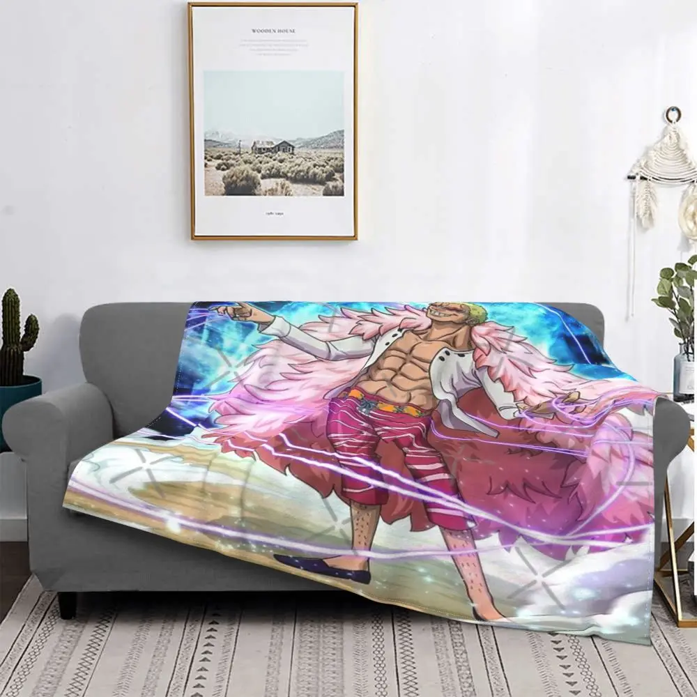 Doflamingo flannel cover blanket