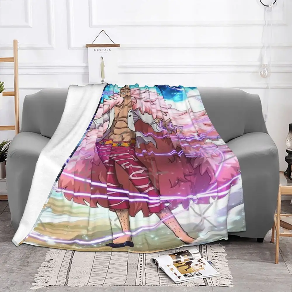 Doflamingo flannel cover blanket