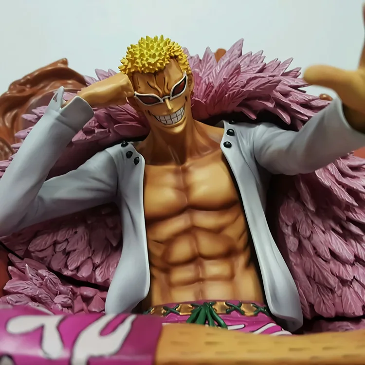 One Piece Donquixote Doflamingo sitting figure