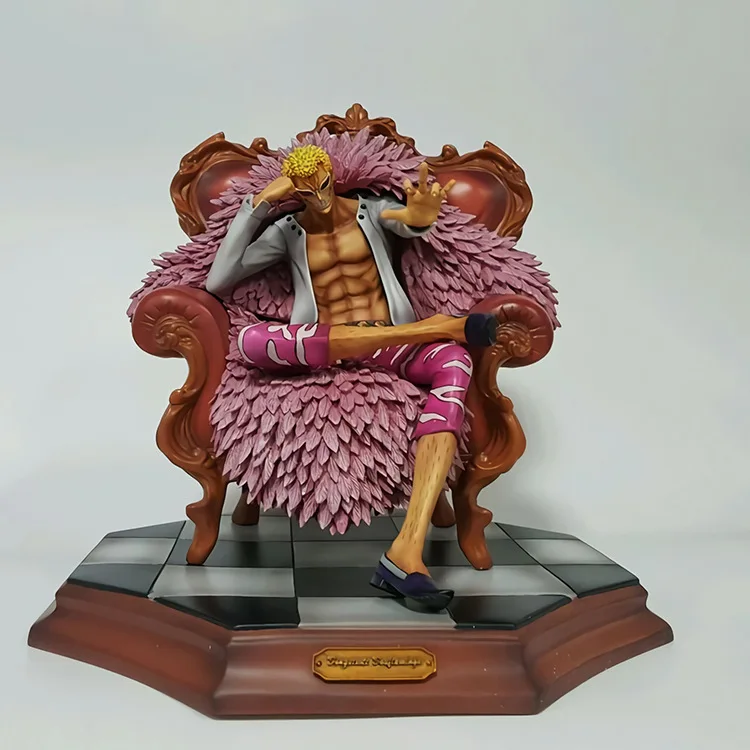 One Piece Donquixote Doflamingo sitting figure