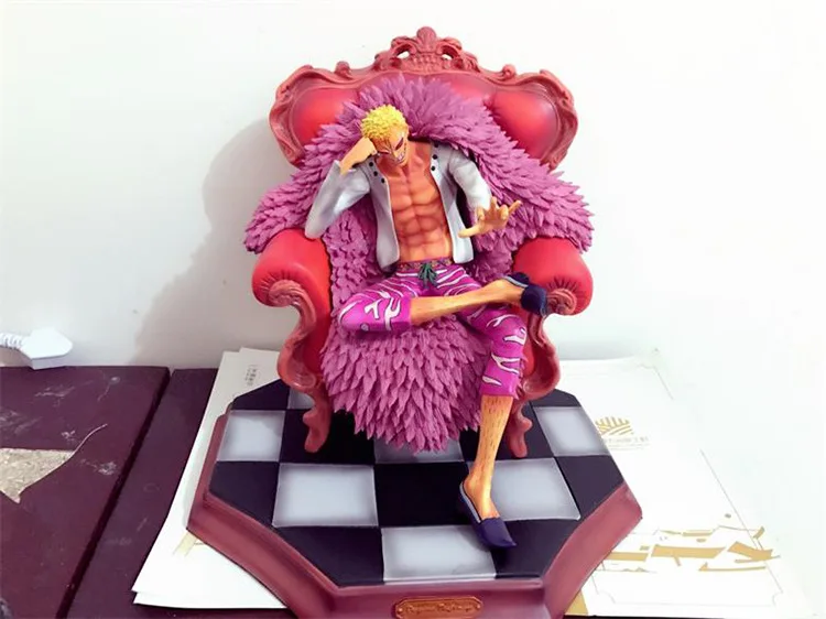 One Piece Donquixote Doflamingo sitting figure