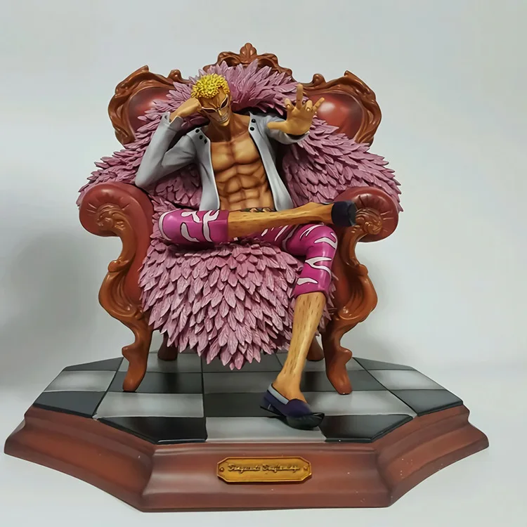 One Piece Donquixote Doflamingo sitting figure