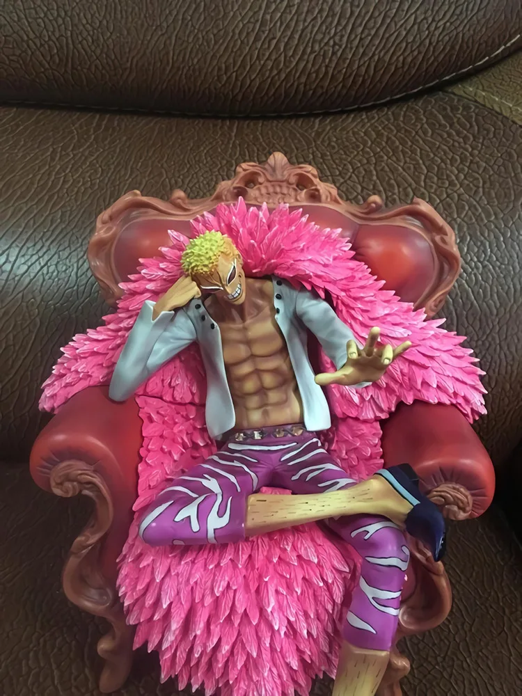 One Piece Donquixote Doflamingo sitting figure