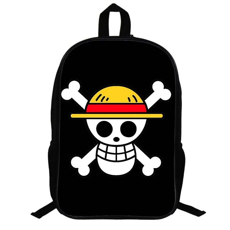 14.5 Inch ONE PIECE Luffy  Edward Newgate School Laptop Bag Travel  Backpack