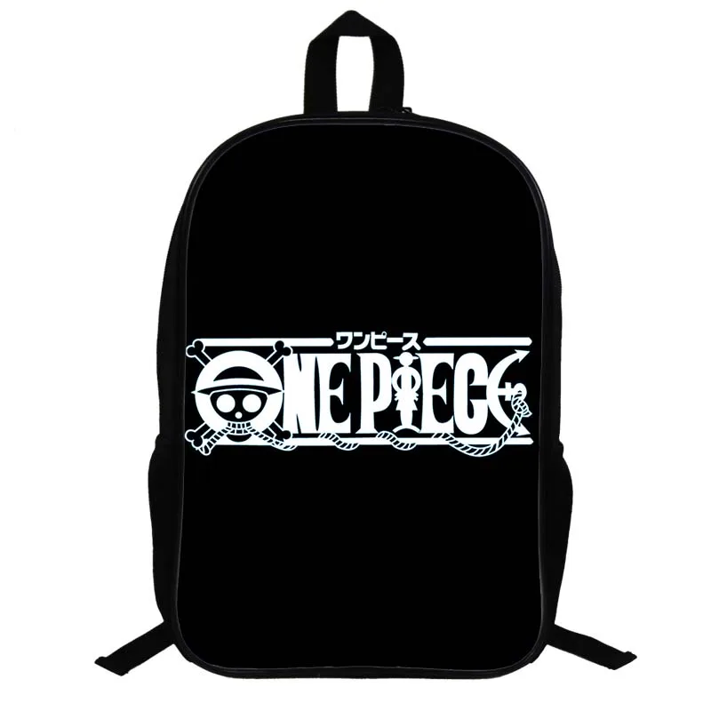 14.5 Inch ONE PIECE Luffy  Edward Newgate School Laptop Bag Travel  Backpack