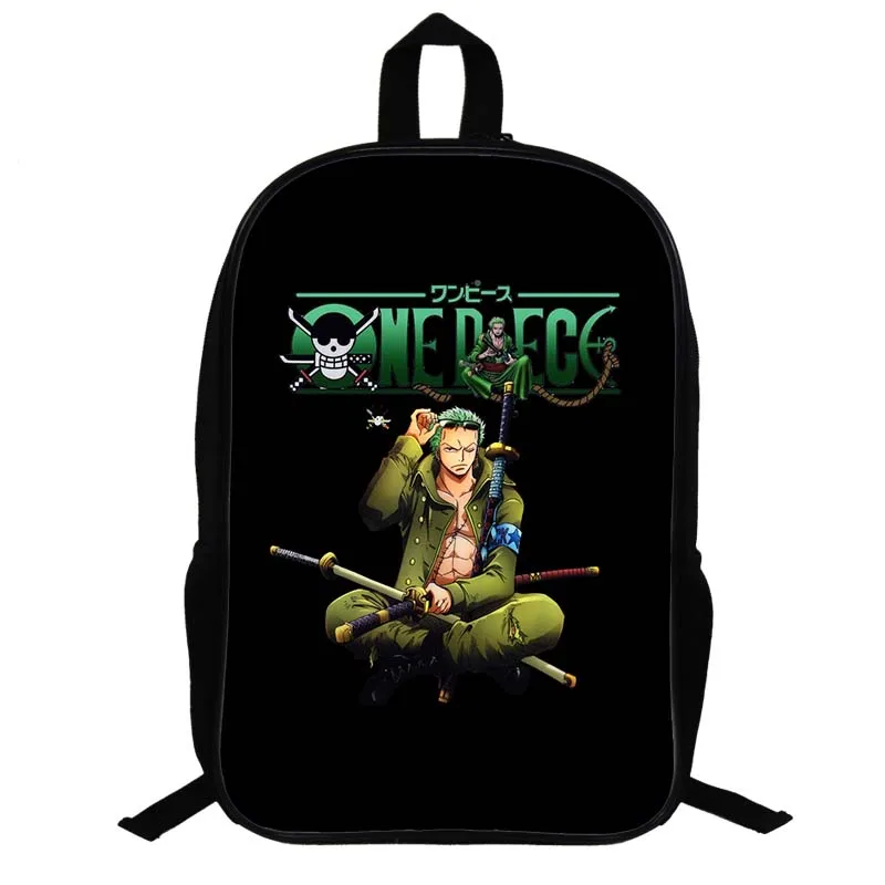 14.5 Inch ONE PIECE Luffy  Edward Newgate School Laptop Bag Travel  Backpack