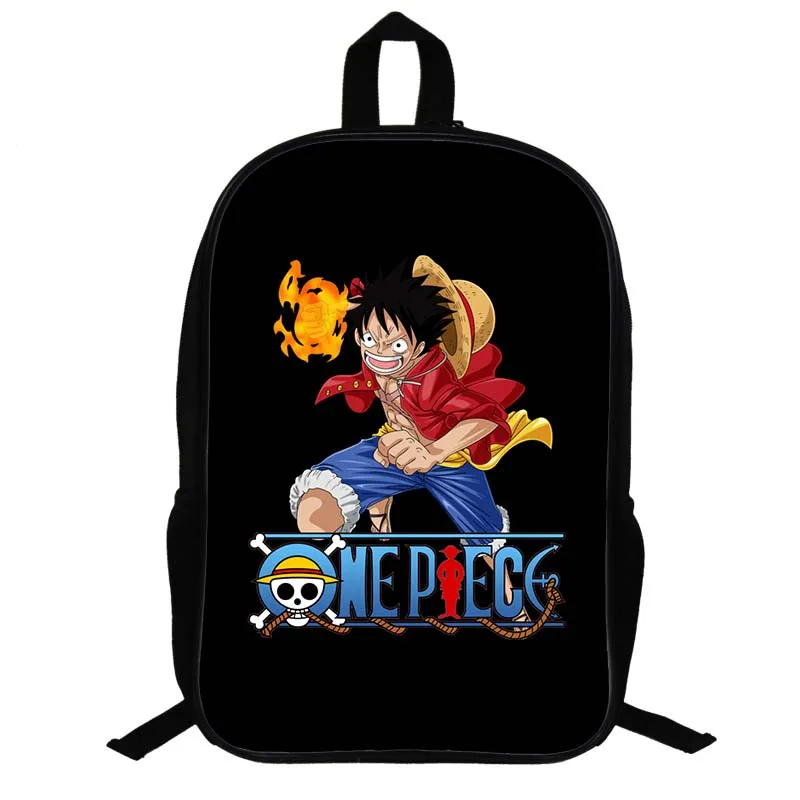 14.5 Inch ONE PIECE Luffy  Edward Newgate School Laptop Bag Travel  Backpack