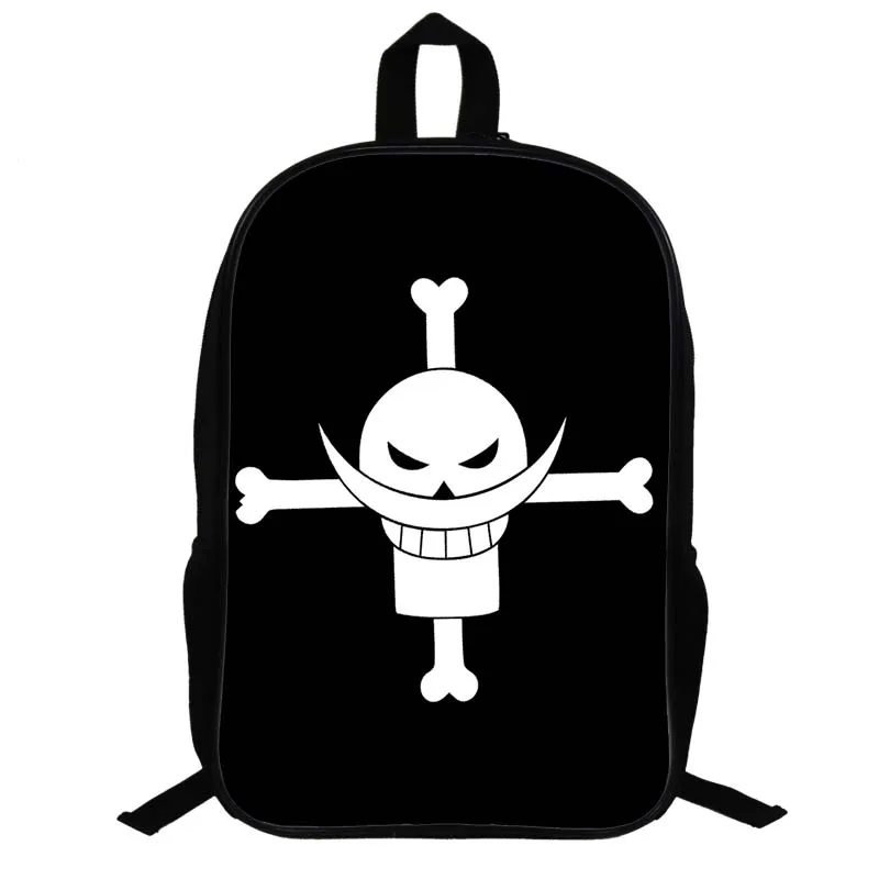 14.5 Inch ONE PIECE Luffy  Edward Newgate School Laptop Bag Travel  Backpack