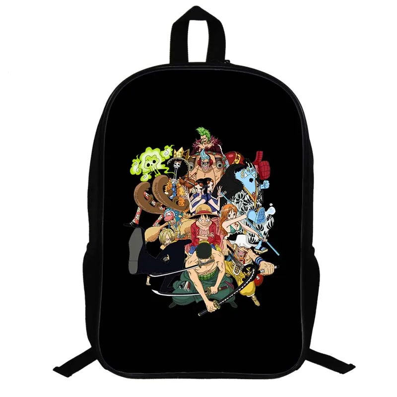 14.5 Inch ONE PIECE Luffy  Edward Newgate School Laptop Bag Travel  Backpack