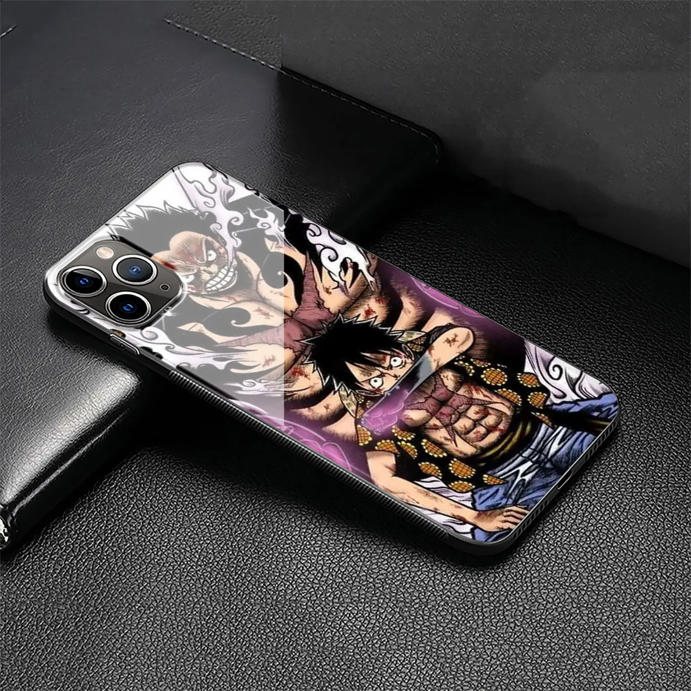 Luffy One Piece Zoro Tempered Glass Cover for iPhone 11 Pro XR X XS Max 7 8 6 6s Plus 5S SE