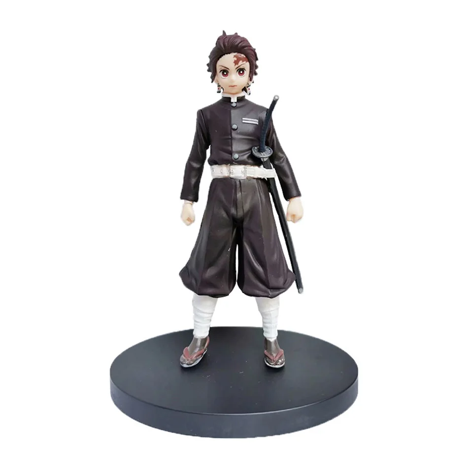 16cm Kimetsu no Yaiba Tanjirou Agatsuma Zenitsu Nezuko Kamado Demon Slayer Action Figure