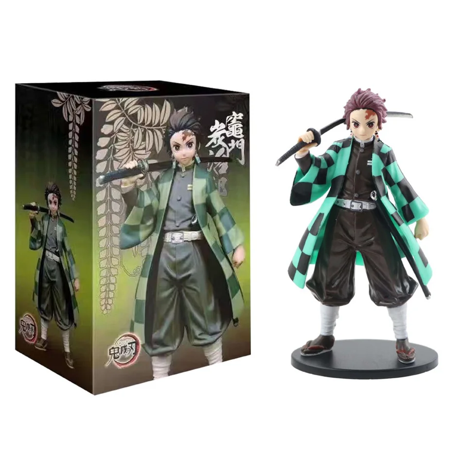 16cm Kimetsu no Yaiba Tanjirou Agatsuma Zenitsu Nezuko Kamado Demon Slayer Action Figure