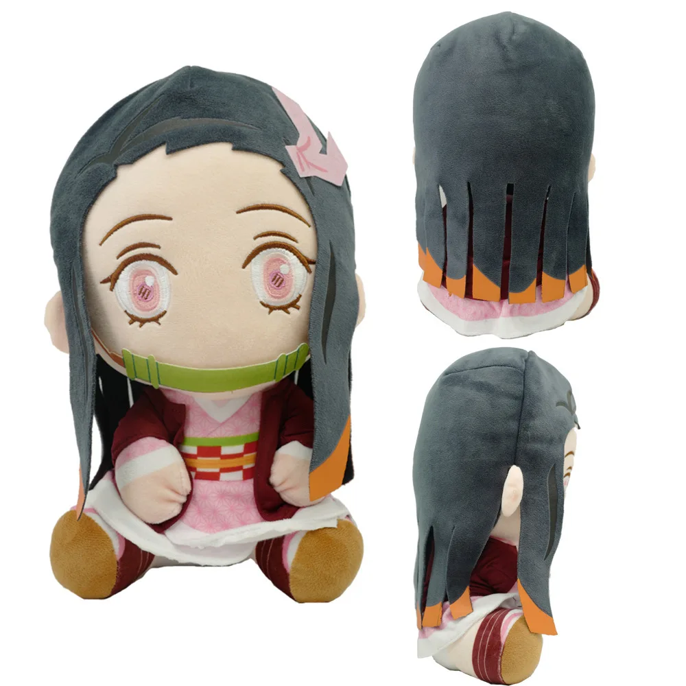 Kimetsu No Yaiba Kamado Tanjirou Nezuko Zenitsu Kyoujurou Demon Slayer Plush Doll 20cm