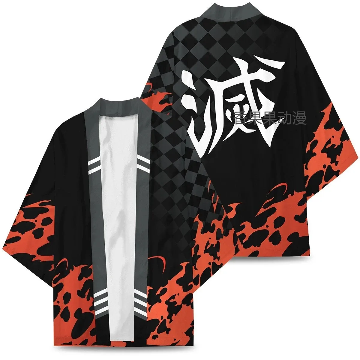 Kamado Tanjirou Agatsuma Zenitsu Demon Slayer Kimono Haori Tomioka Giyuu Cloak Costume