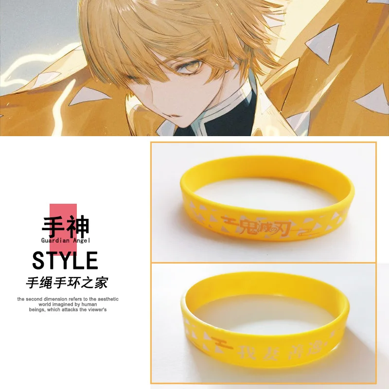 Silicon Demon Slayer Bracelet Bangles