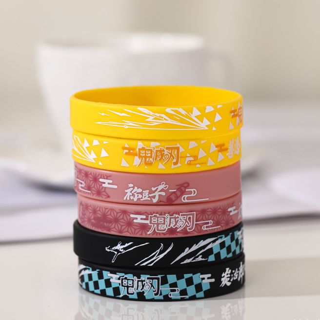 Silicon Demon Slayer Bracelet Bangles