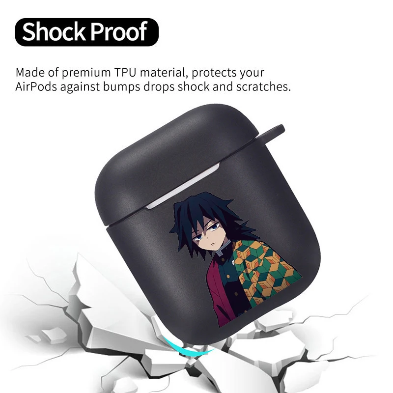 Kimetsu No Yaiba Demon Slayer Silicone Cover for Airpods 2/1