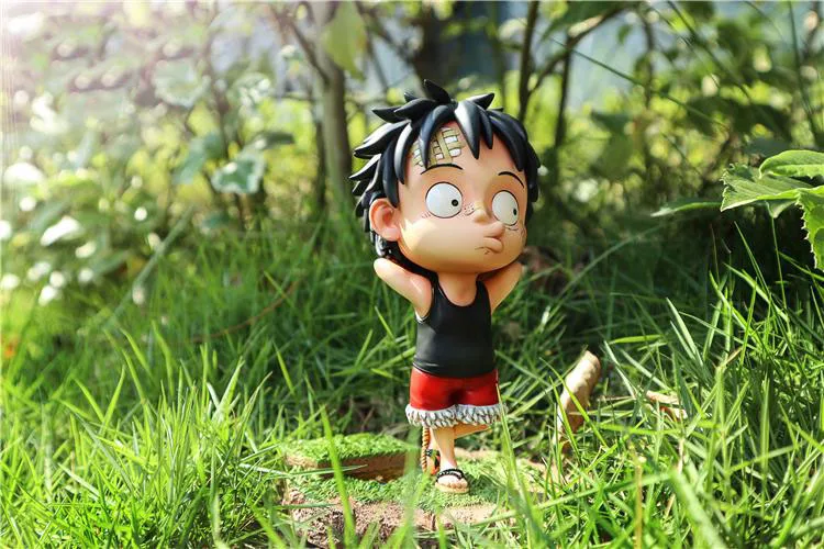 15CM Monkey D. Luffy Collectible Figure Model Statue