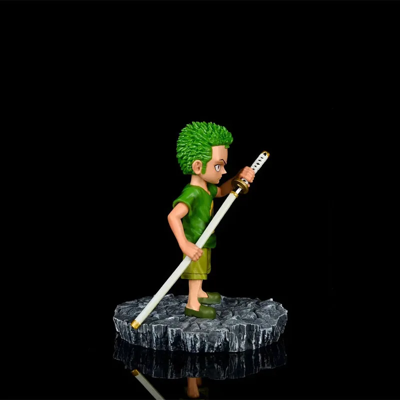 16CM Childhood Roronoa Zoro Action Figure