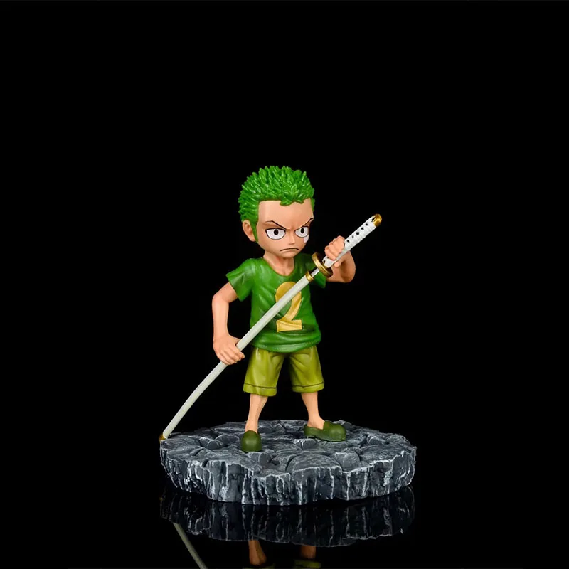 16CM Childhood Roronoa Zoro Action Figure