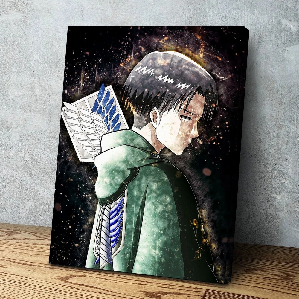 Classic Canvas Painting Wall Paintings Attack on Titan Levi Ackerman Poster Bedroom Living Room Wall Decoration Cuadros