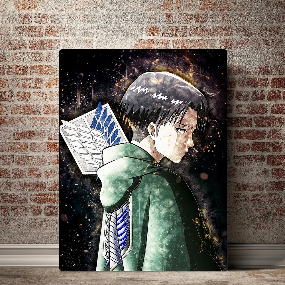 Classic Canvas Painting Wall Paintings Attack on Titan Levi Ackerman Poster Bedroom Living Room Wall Decoration Cuadros