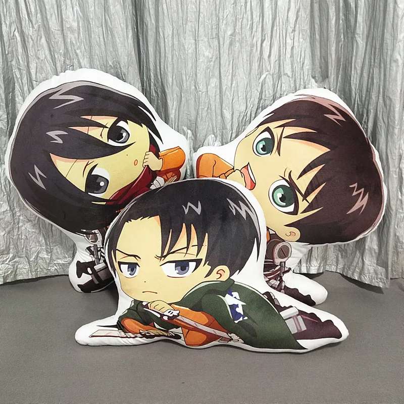 10/40cm Anime Attack on Tittan Plush Doll Jean Kirschstein Armin Arlert Hanji Zoe Plush Pillow Soft Stuffed Plushie Cushion Toys