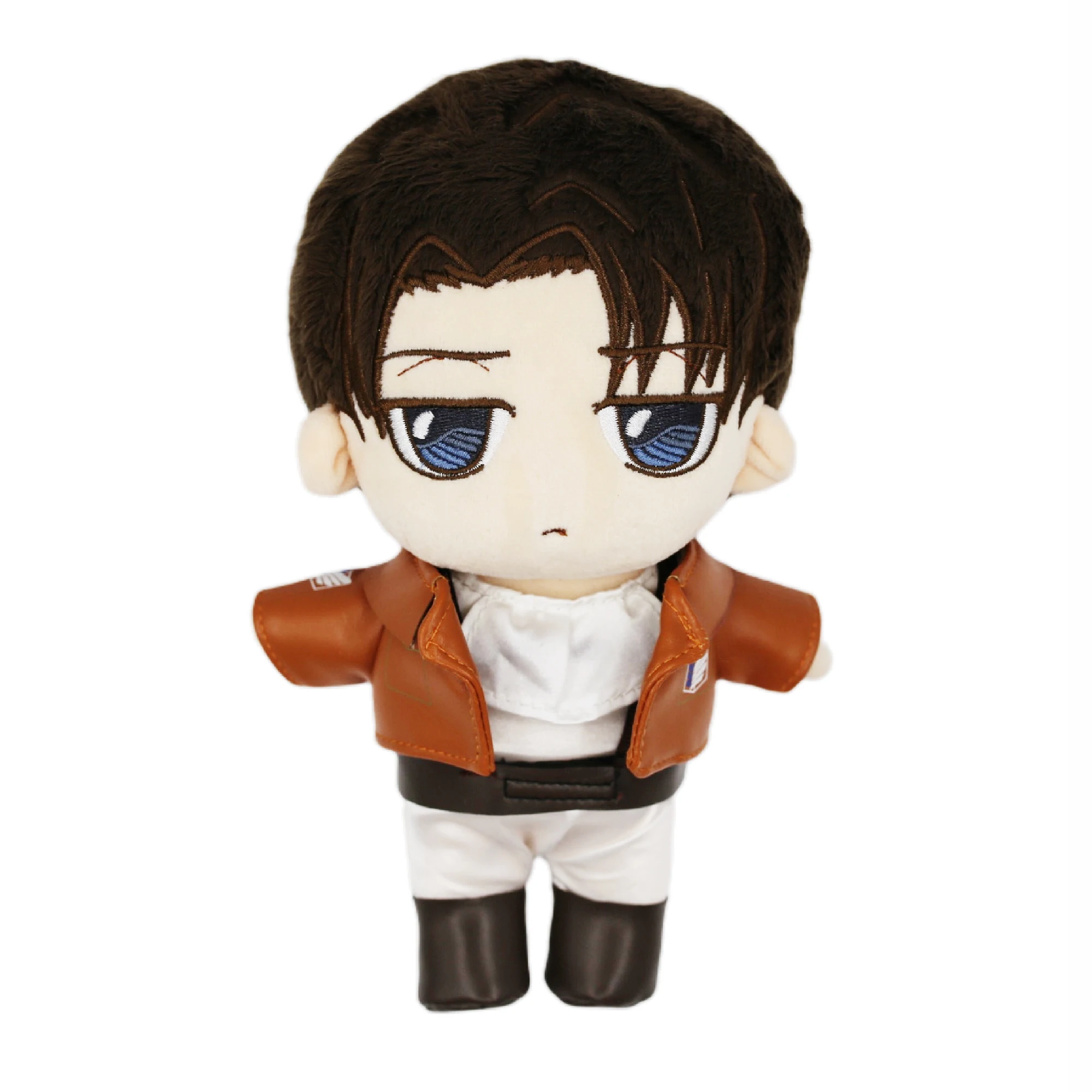 Anime Attack On Titan Levi Plush - 9"/23cm Uoozii Ackerman Doll Clothes Changeable Plushie Figure Anime Merch Gift For AOT Fans