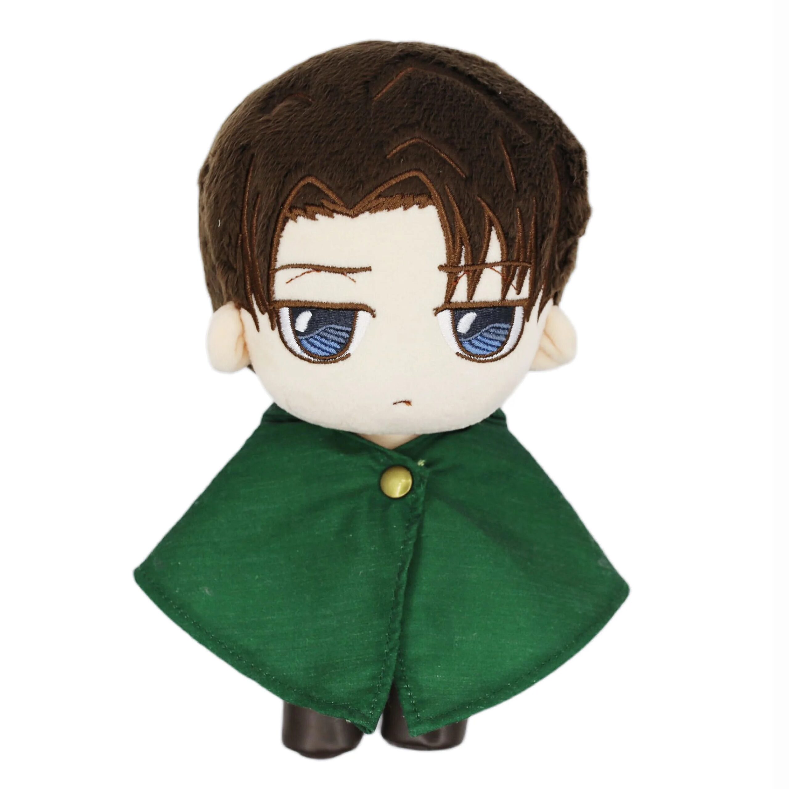 Anime Attack On Titan Levi Plush - 9"/23cm Uoozii Ackerman Doll Clothes Changeable Plushie Figure Anime Merch Gift For AOT Fans