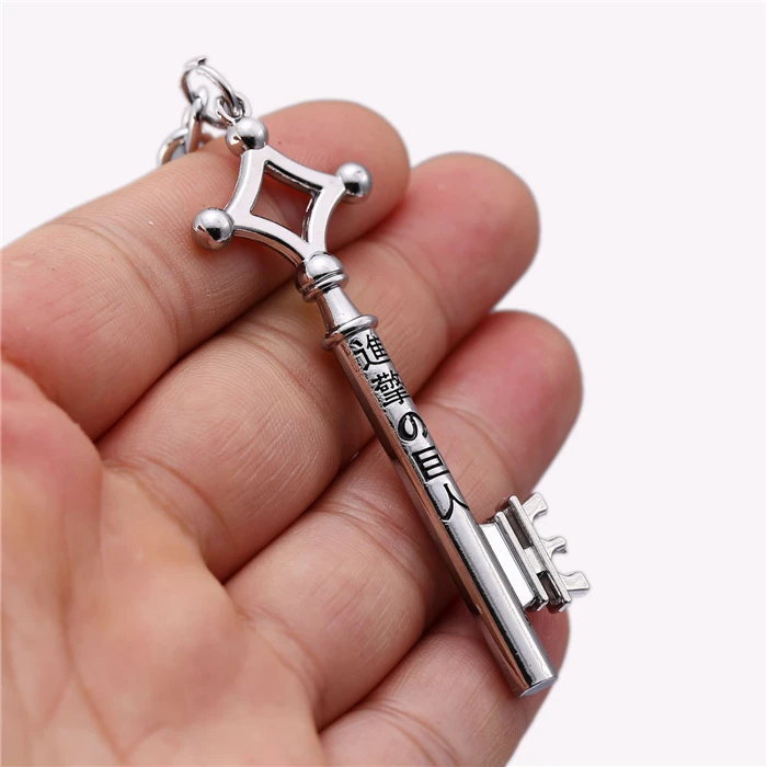 Anime Attack On Titan Keychain Men Key Shape Key Ring Women Chaveiro Metal Key Chain For Car Fashion Jewelry llaveros hombre